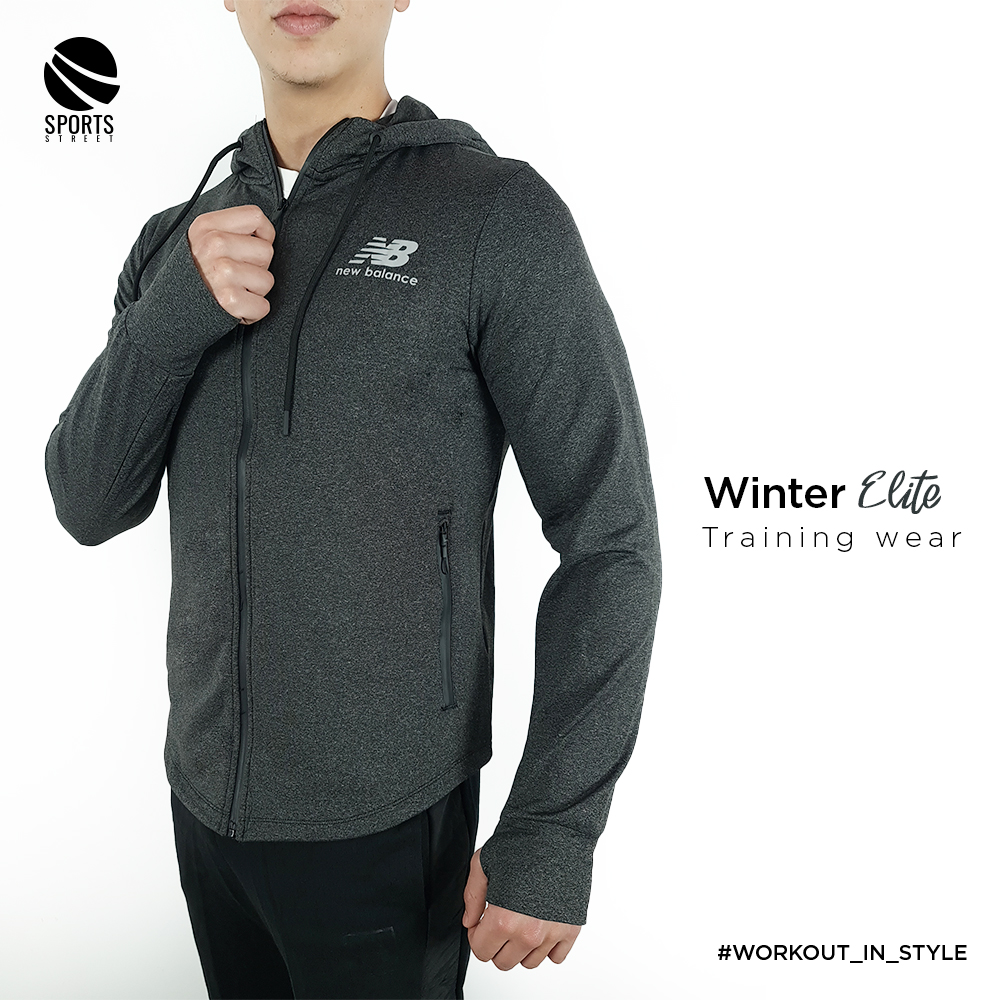 NB AN 9236 Grey Hooded Jacket